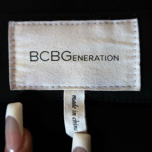 Bcbg max Azria black Womens Contemporary
Fit Long Sleeve Rain Coat - Picture 7 of 10